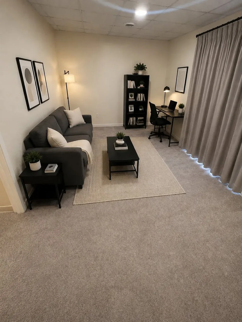 Modern room in apartment